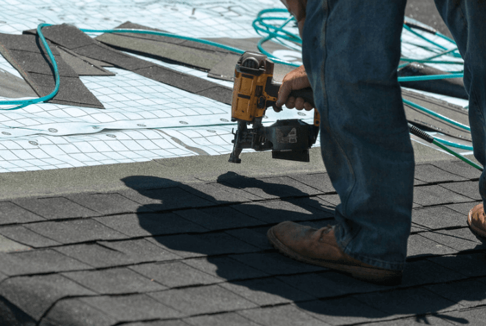 Platinum Roofing team replacing a roof