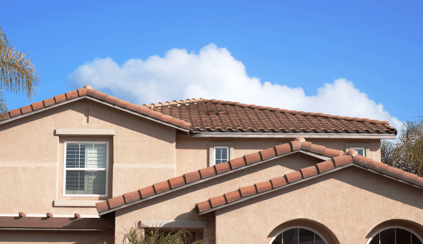New tile roof