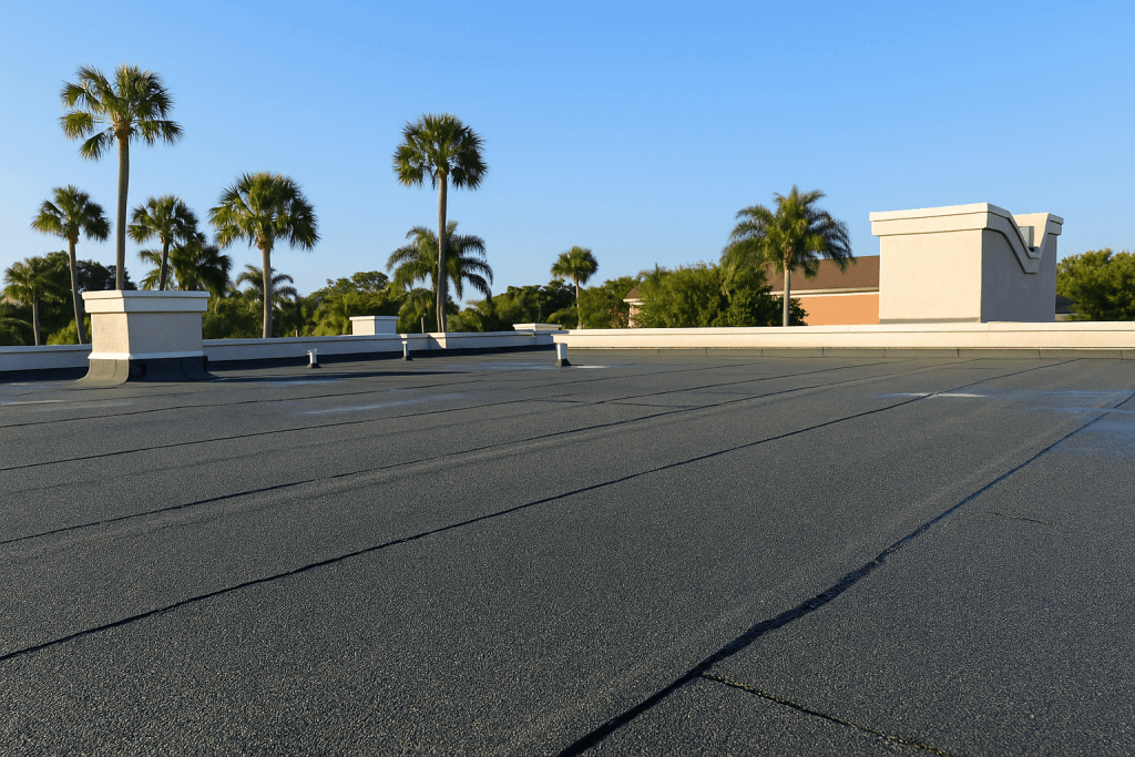Flat roof in Florida